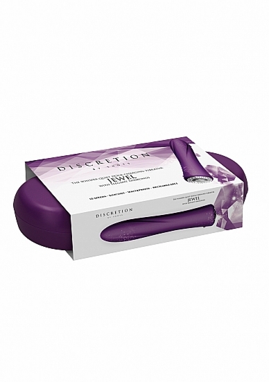 WIBRATOR klasyczny 10 trybów pracy PRĄŻKOWANY - Vibrator - Jewel - Purple