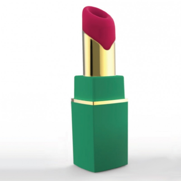 Sexshop - jak szminka - Powietrzny masażer łechtaczki - Womanizer 2Go Lipstick  Zielony - NOWOŚĆ - online