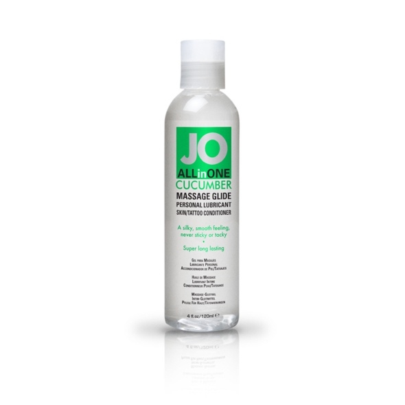 SexShop - Żel do masażu  i lubrykant - System JO Massage Glide Cucumber 120 ml OGÓREK - online