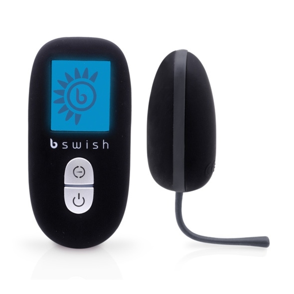 SexShop - Wibrujące jajeczko bezprzewodowe - B Swish bnaughty Unleashed Premium czarne - online