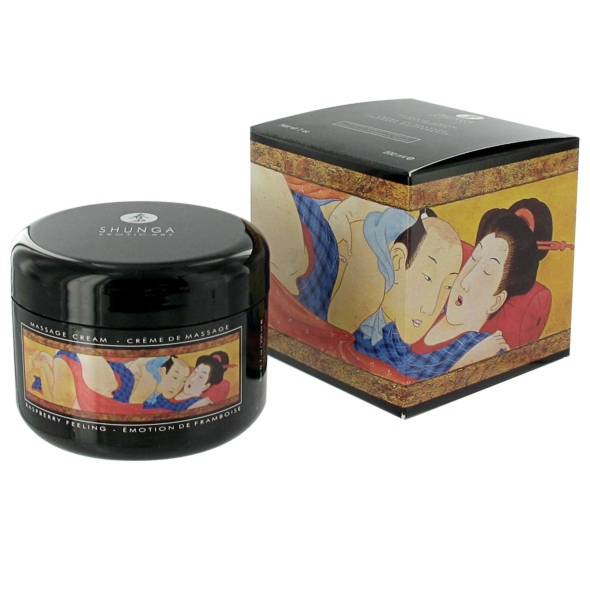 SexShop - Krem do masażu - Shunga Soft Moves Massage Cream malinowy - online