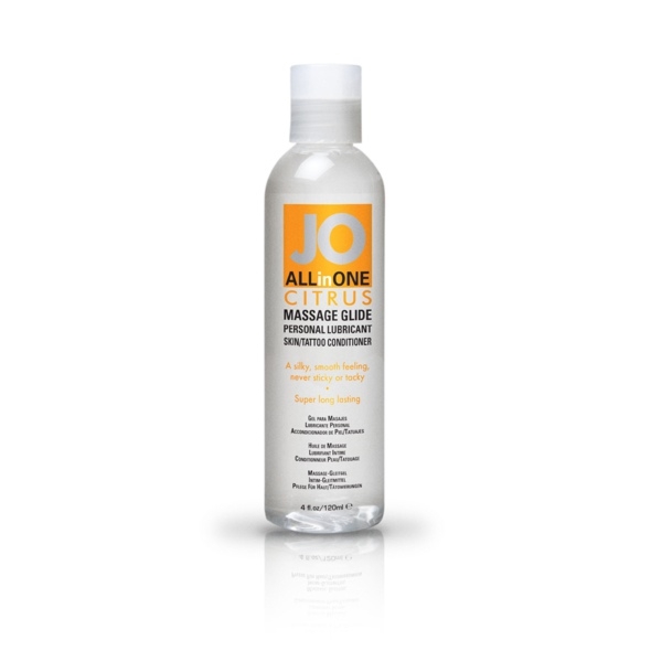 SexShop - Żel do masażu  i lubrykant - System JO Massage Glide Citrus 120 ml CYTRUSY - online