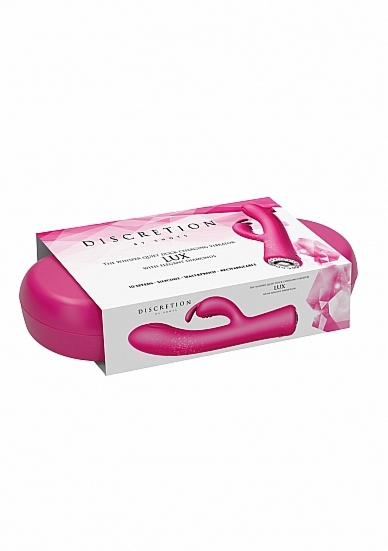 WIBRATOR stymulujący ŁECHTACZKĘ 10 trybów pracy - Rabbit - Lux - Pink